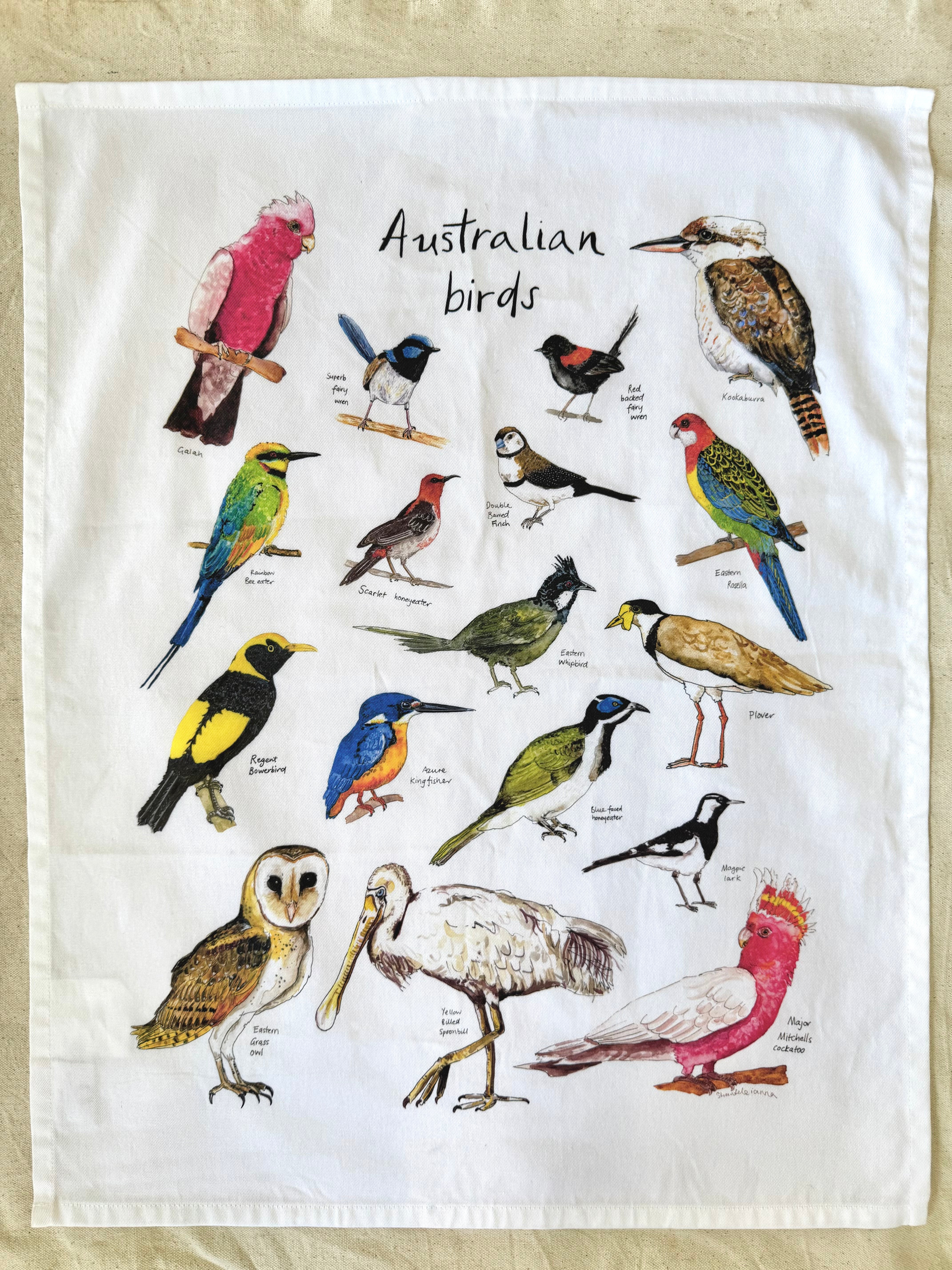 Organic cotton tea towels