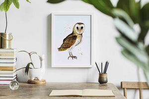 Eastern grass owl print