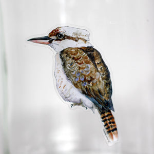 Kookaburra Vinyl Sticker: Weatherproof Bird Lover Decal