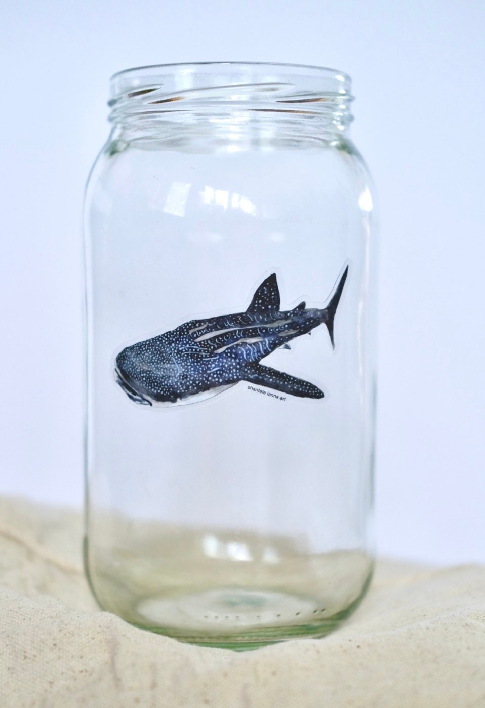 Whale Shark Sticker: Waterproof Vinyl Decal