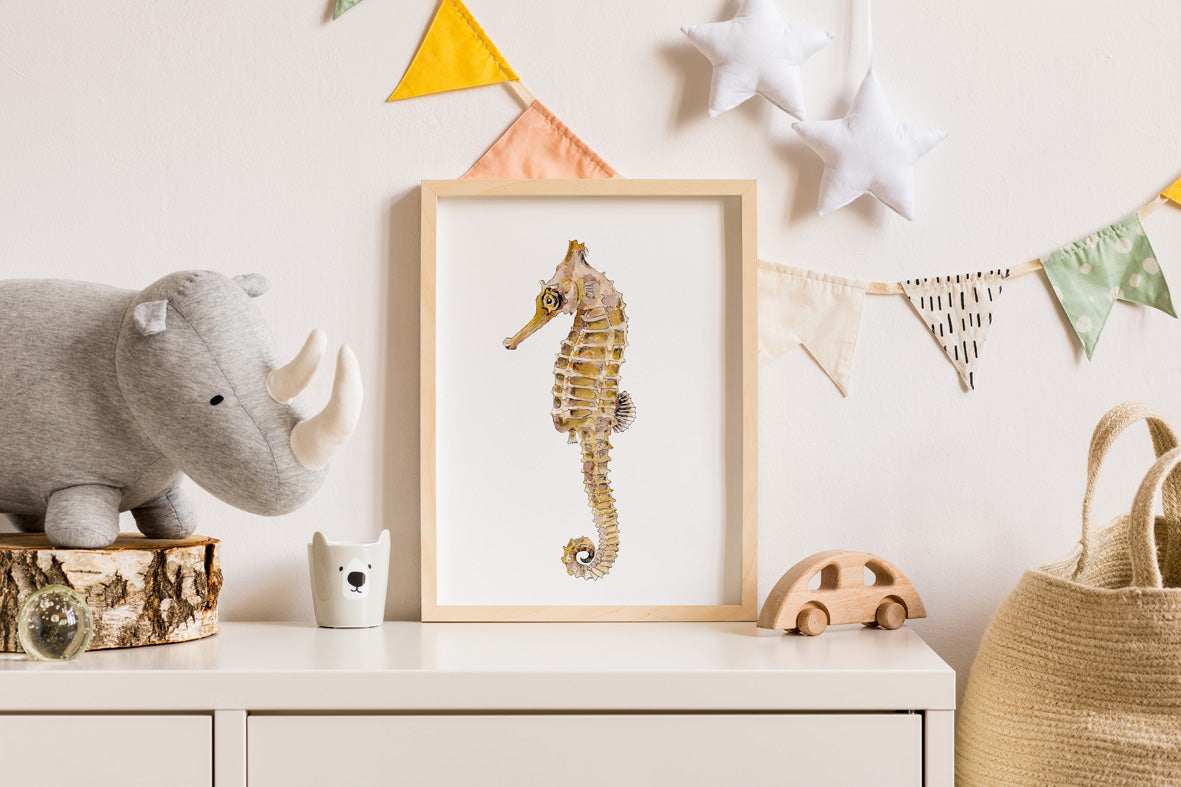 Seahorse print