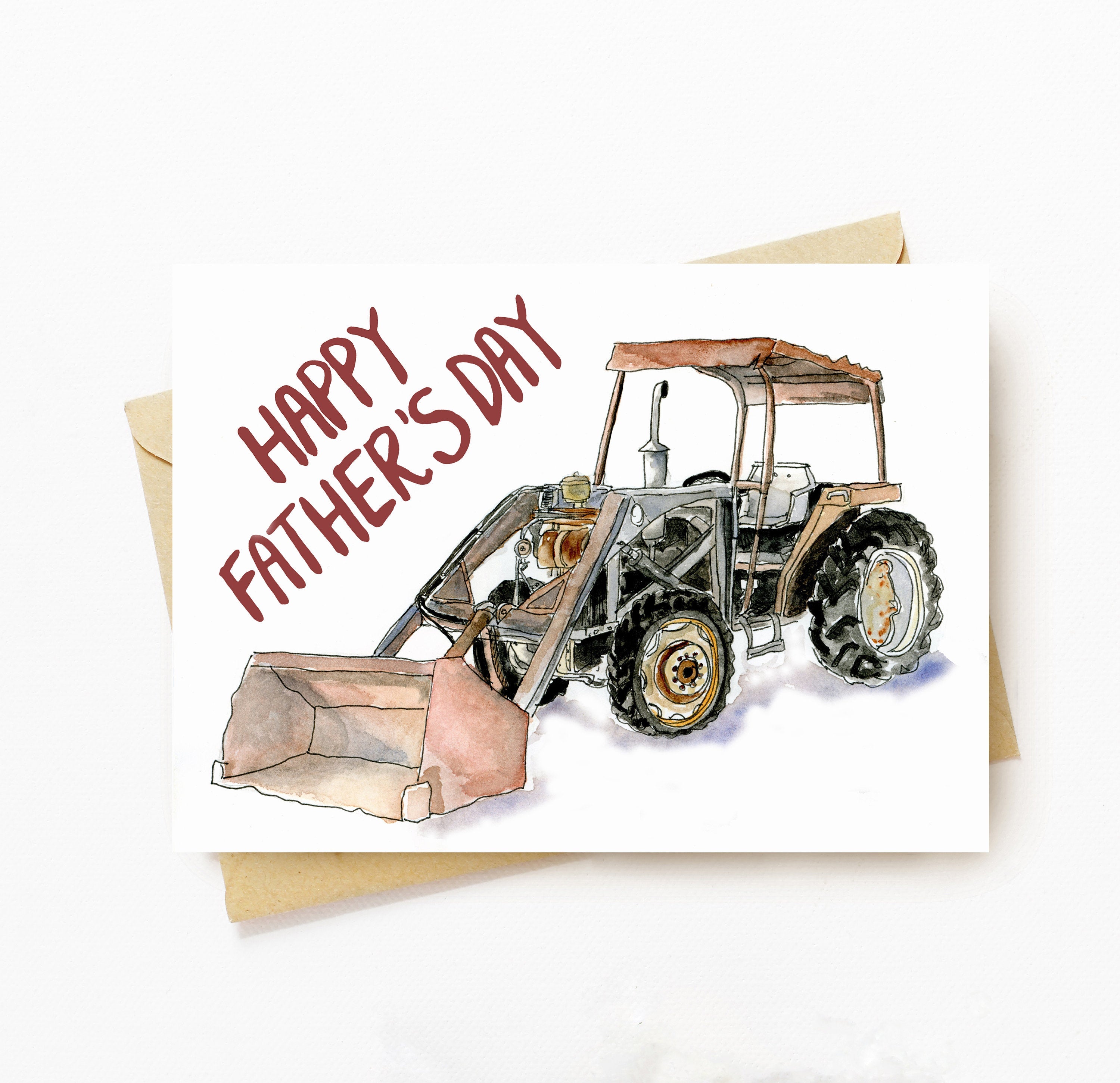 Farmer fathers day card