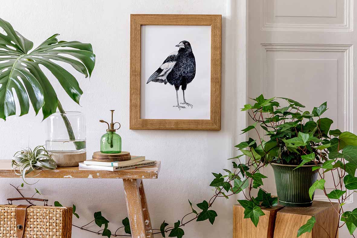 Magpie print