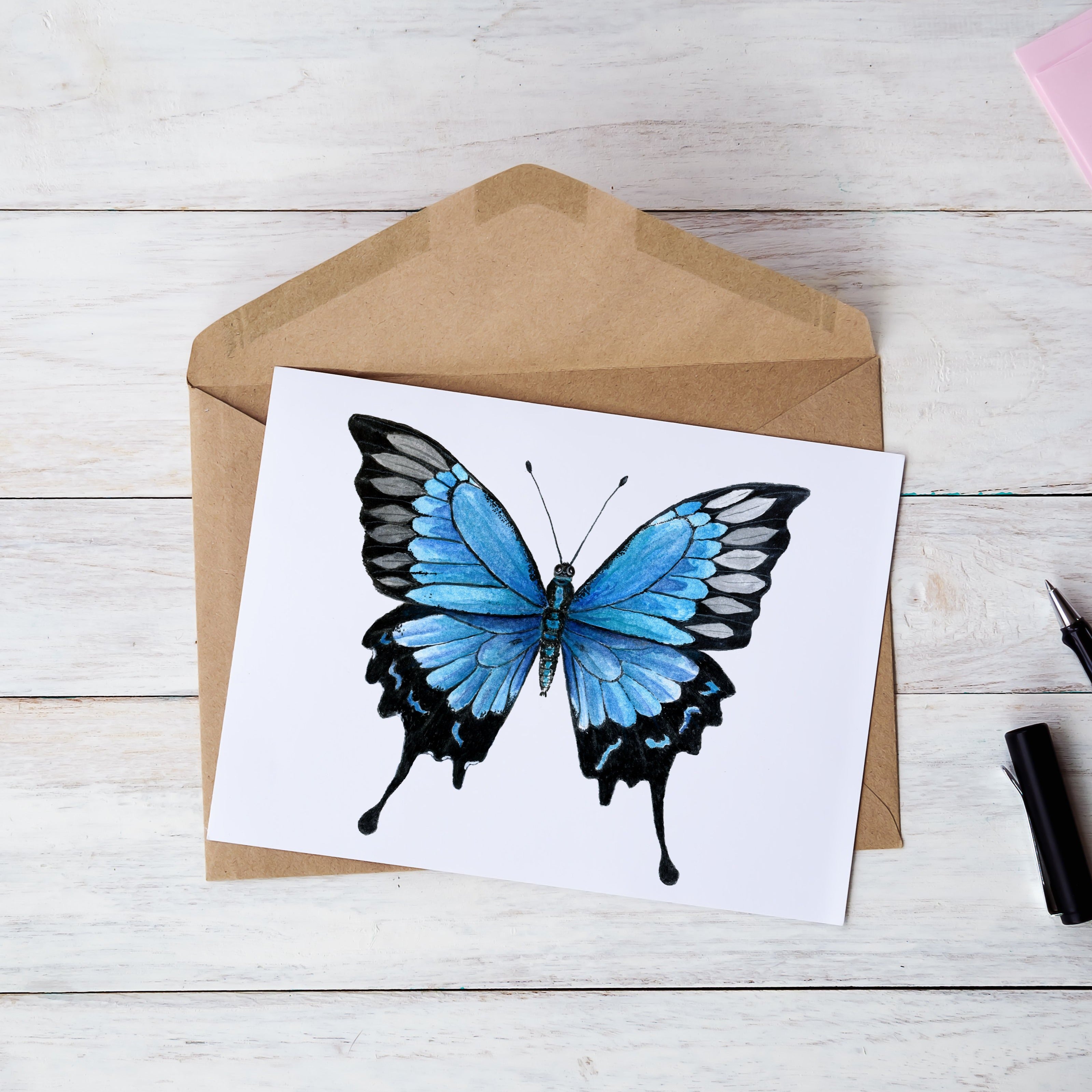 Ullyses Butterfly card